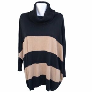 Vince Camuto Two Tone Oversized Cowl Neck …